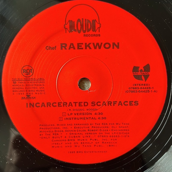 Raekwon - “Ice Cream / Incarcerated Scrafaces” Vinyl 12” Single - Picture 4 of 5